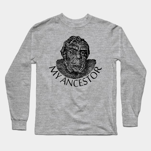 My Ancestor Face Long Sleeve T-Shirt by TomCage